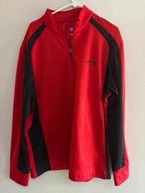 Callaway Men's Red/Black 1/4 Zip Golf Pullover Size XXL